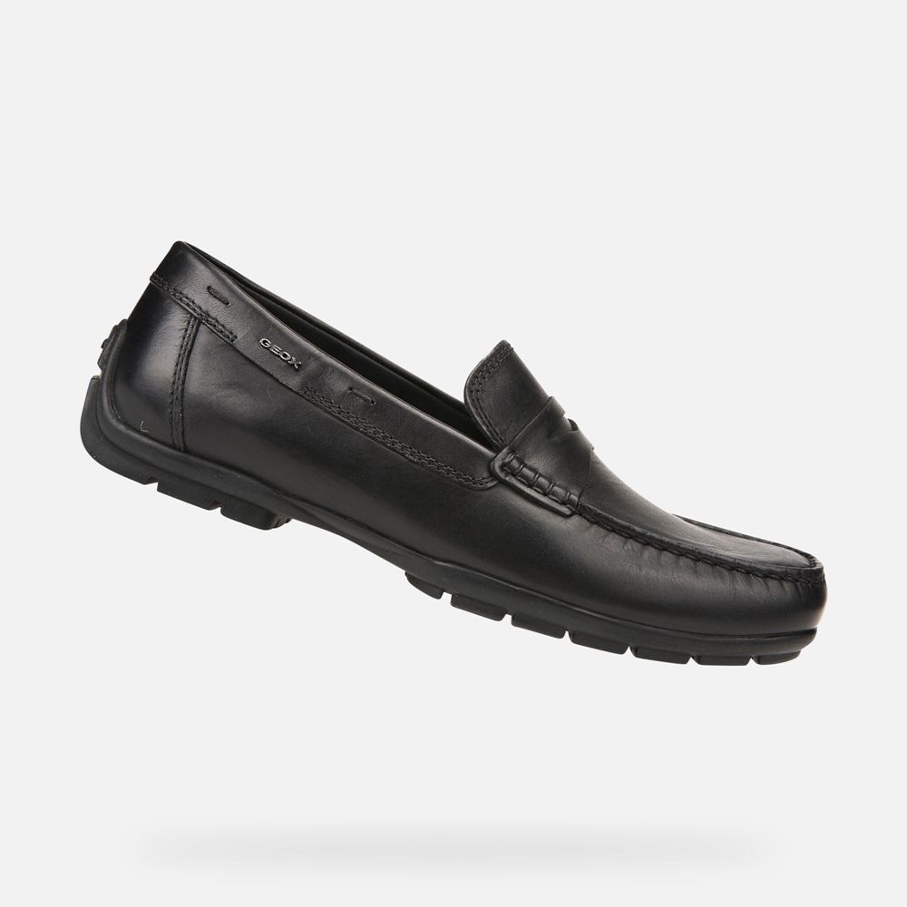 Mocassin Geox Moner 2Fit Wide - Noir - Homme 869735-MJI